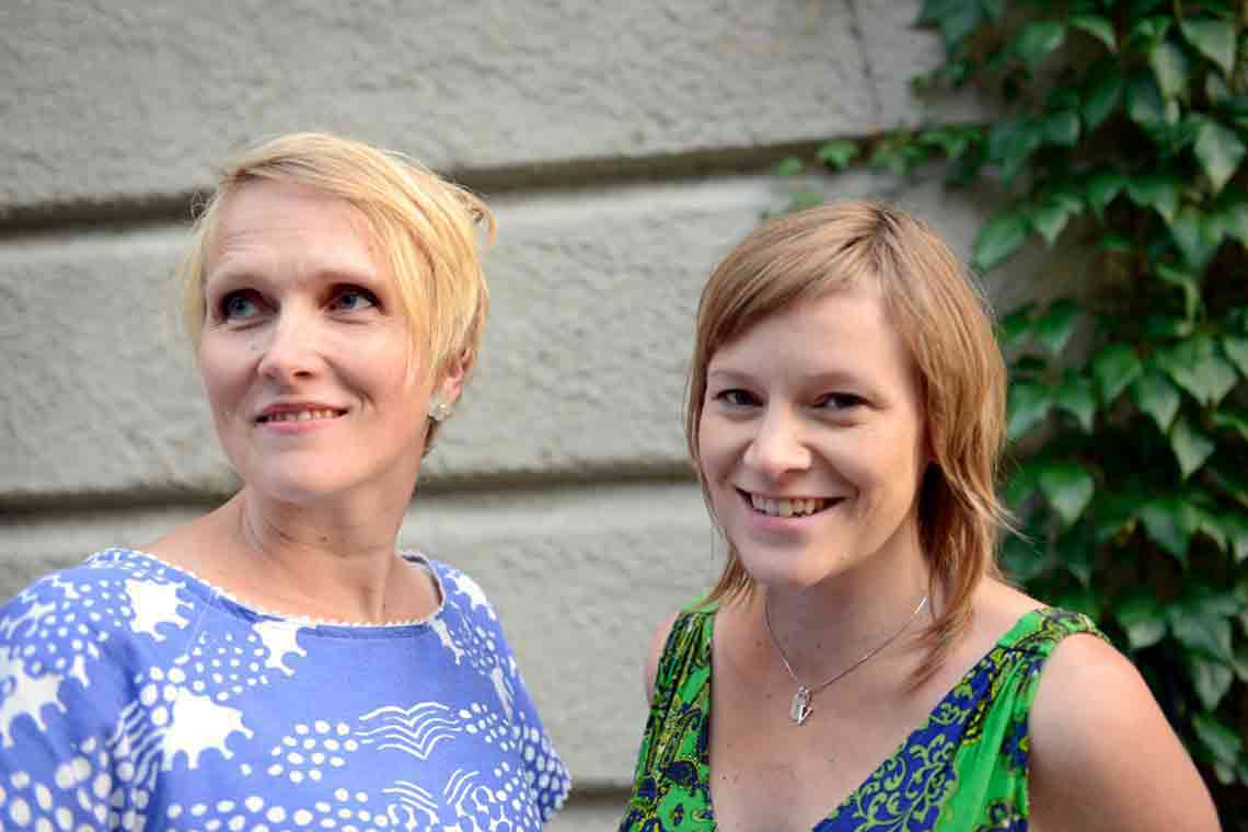 Bild på Sara och Lena